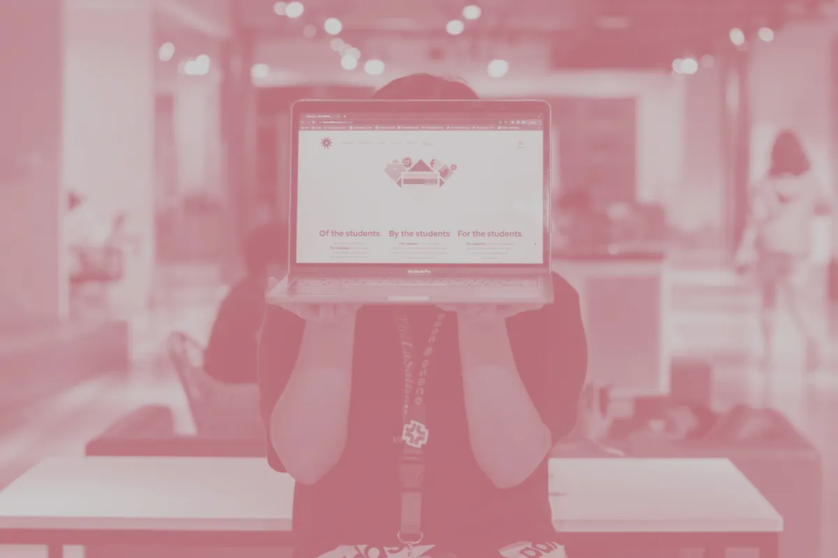 Web section banner