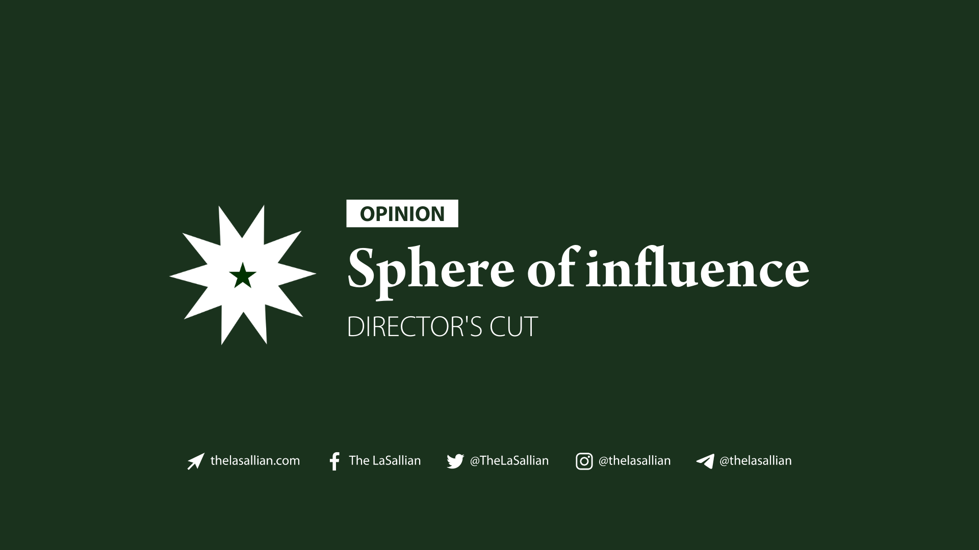 Sphere of influence