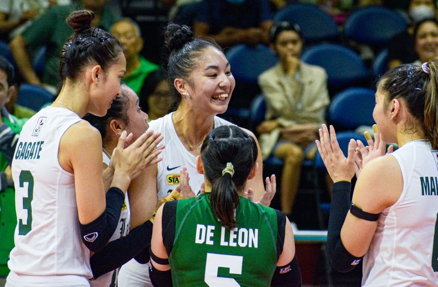 UAAP: DLSU Lady Spikers soar past AdU Lady Falcons in four-set showdown despite Soreño’s early-game exit due to an injury