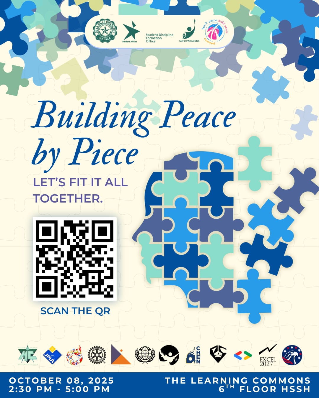 PRESS RELEASE: Building Peace by Piece