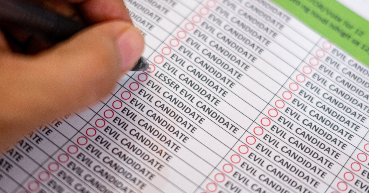 A tale of two evils: Lesser evil voting in the Philippines